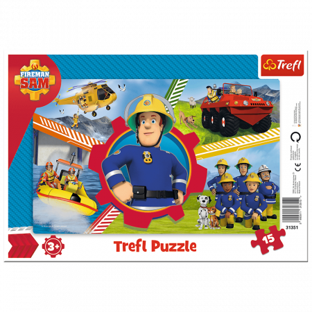 Puzzle copii 3-6 ani - Fireman Sam Puzzle Plansa