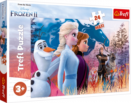 Jocuri si articole copii - Frozen 2 Puzzle Jurney Magic
