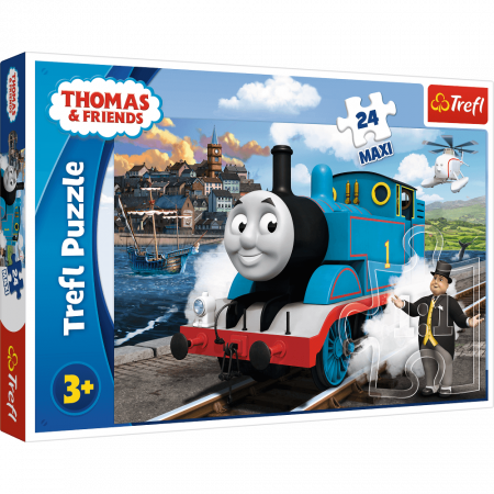 Jocuri si articole copii - Thomas Day Puzzle Maxi