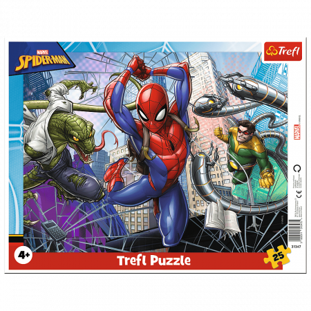 Puzzle copii 3-6 ani - Spiderman Puzzle Plansa 25