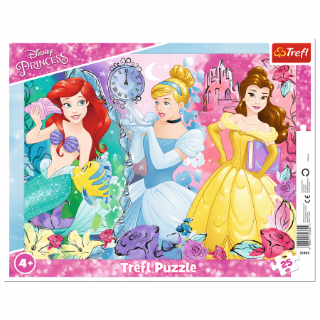 Puzzle copii 3-6 ani - Disney Magic Princesses Puzzle Plansa