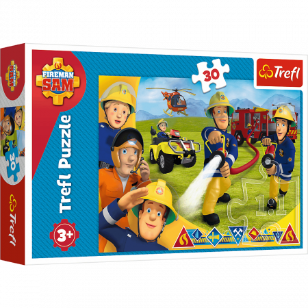 Puzzle personaje - Pompierul Sam Puzzle 30