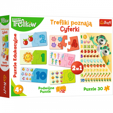 Puzzle personaje - Trefliki Numere Puzzle 30