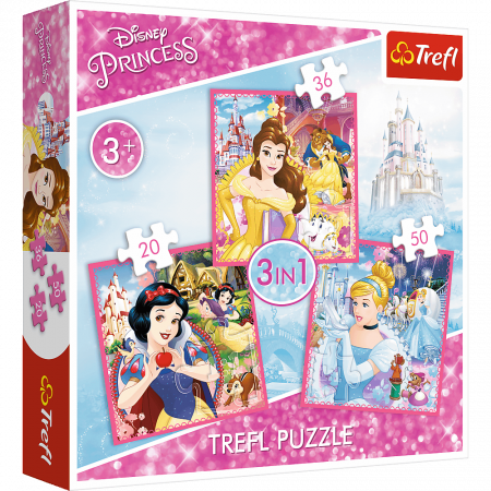 Puzzle copii 3-6 ani - Puzzle carton 3in1: 20