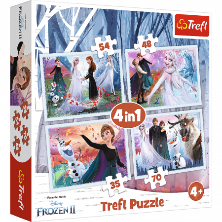 Puzzle copii 3-6 ani - Padurea Magica Frozen II Puzzle