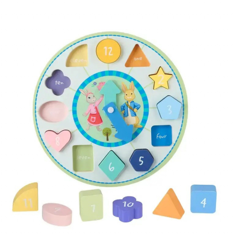 Puzzle ceas Peter Rabbit™, Orange Tree Toys [1]