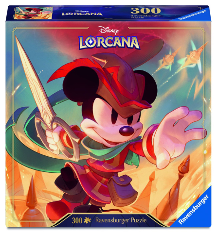 Puzzle personaje - PUZZLE DISNEY LORCANA MICKEY MOUSE CROITOR CURAJOS 300