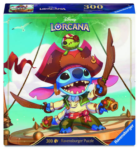 Puzzle personaje - PUZZLE DISNEY LORCANA STITCH PIRATUL EXTRATERESTRU 300