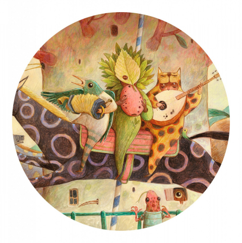 Puzzle pentru copii Galeria de arta,100 piese,+5 ani [2]