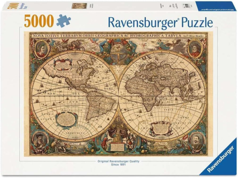 Puzzle - PUZZLE HARTA ANTICA A LUMII 5000