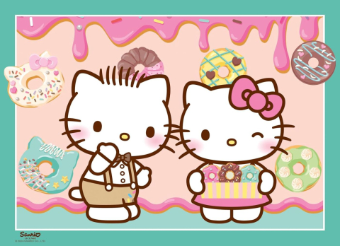 PUZZLE HELLO KITTY BUMPER PACK 4X100 [2]