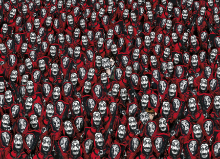 Puzzle impossible la casa de papel 1000 de piese clementoni [1]