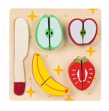 Puzzle - Puzzle Sectionare Fructe| AtelierulFamiliei