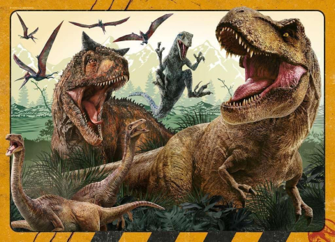 PUZZLE JURASSIC WORLD BUMPER PACK 4X100 [4]