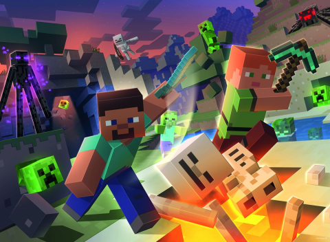 PUZZLE MINECRAFT 100 XXL [1]