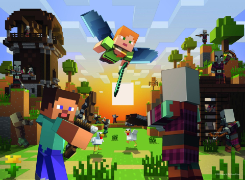 PUZZLE MINECRAFT 150 XXL [1]