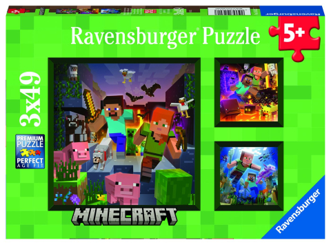 Puzzle personaje - PUZZLE MINECRAFT 3X49