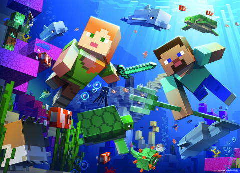 PUZZLE MINECRAFT 4IN1 [5]