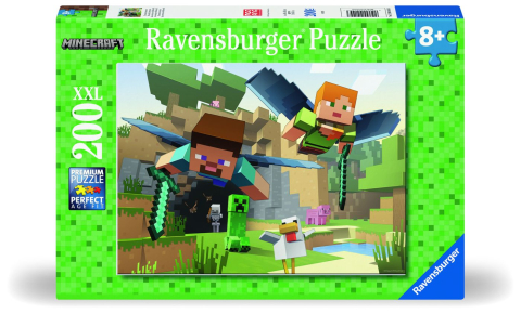 Jocuri si articole copii - PUZZLE MINECRAFT AVENTURI 200 XXL