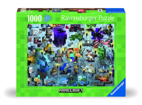 Jocuri si articole copii - PUZZLE MINECRAFT MOBS 1000