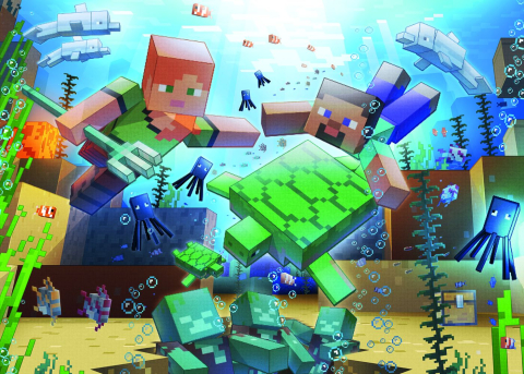 PUZZLE MINECRAFT MOSAIC 1000 [1]