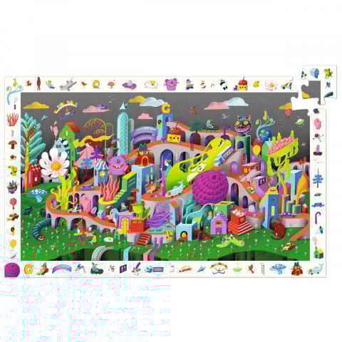Puzzle pentru copii Nebunia din oras,200 piese,61x38 cm,+4 ani [3]