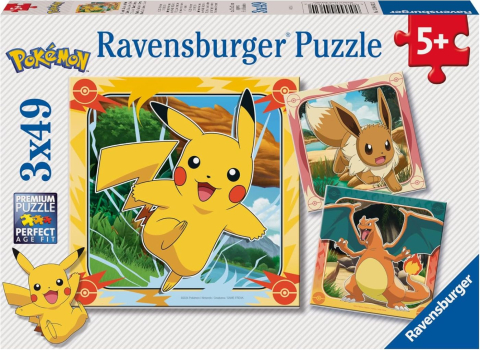 Puzzle - PUZZLE POKEMON 3X49