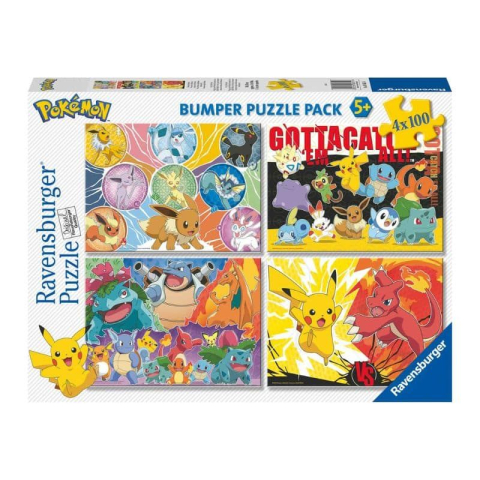 Puzzle - PUZZLE POKEMON 4X100