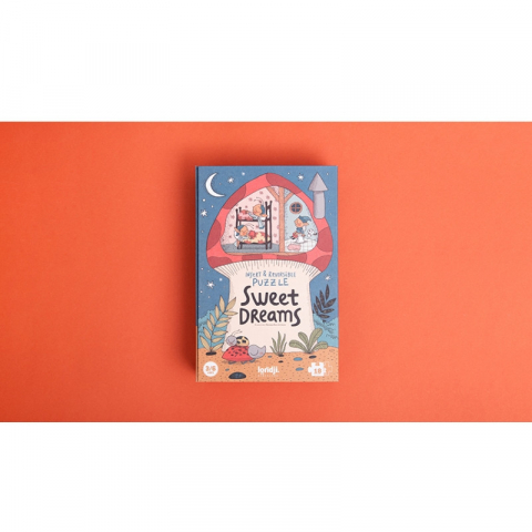 Set Puzzle reversibil Vise dulci cu saculet inclus, 3-6 ani [2]