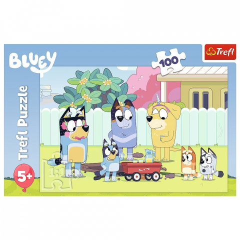 Puzzle Trefl 100, Bluey - Minunata Lume a Lui Bluey [2]