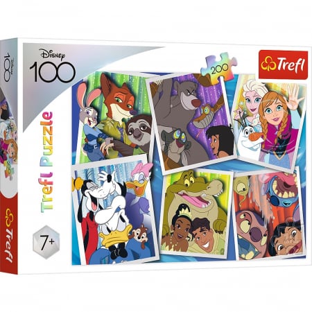 Jocuri si articole copii - Puzzle Trefl 100 Disney Minunata Lume 