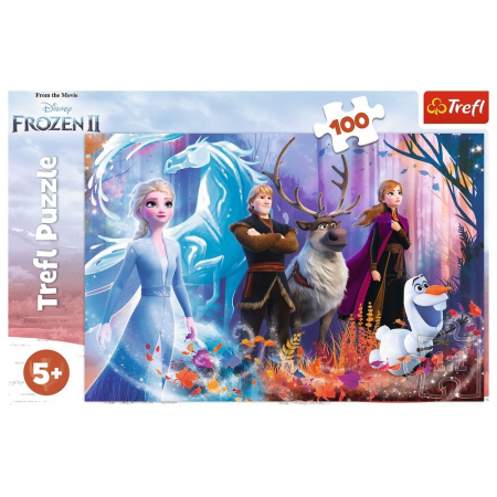 Puzzle Trefl 100 Frozen 2 - Lumea Magică  [2]