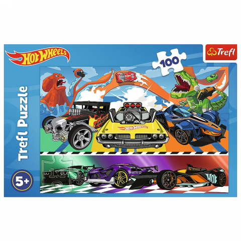 Puzzle Trefl 100, Hot Wheels - Mașinile de Curse [2]