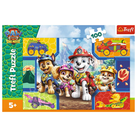 PUZZLE TREFL 100 PATRULA CATELUSILOR CATEI SI DINOZAURI [2]
