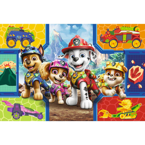 PUZZLE TREFL 100 PATRULA CATELUSILOR CATEI SI DINOZAURI [1]