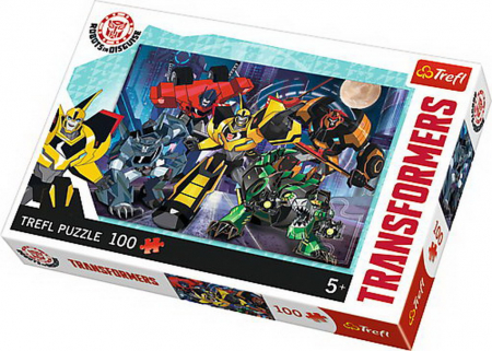 Jocuri si articole copii - Puzzle Trefl 100 Transformers Echipa Autobotilor 