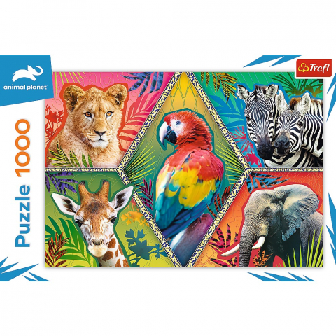 Puzzle Trefl 1000 - Animale Exotice [2]