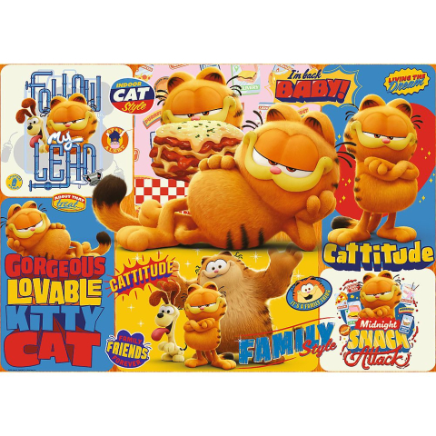 PUZZLE TREFL 1000 AVENTURILE LUI GARFIELD [1]