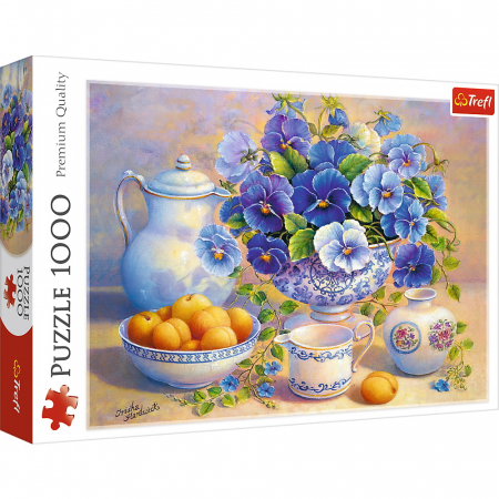 Puzzle Trefl adulti - Puzzle Trefl 1000 Buchet Albastru 