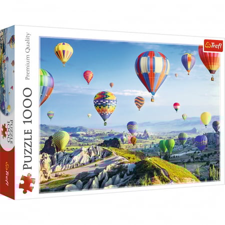 Puzzle Trefl adulti - Puzzle Trefl 1000 Cappadoccia, Baloane cu Aer Cald 