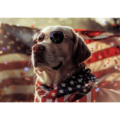 PUZZLE TREFL 1000 COLECTIA SUA CAINE AMERICAN POSTER INCLUS [1]
