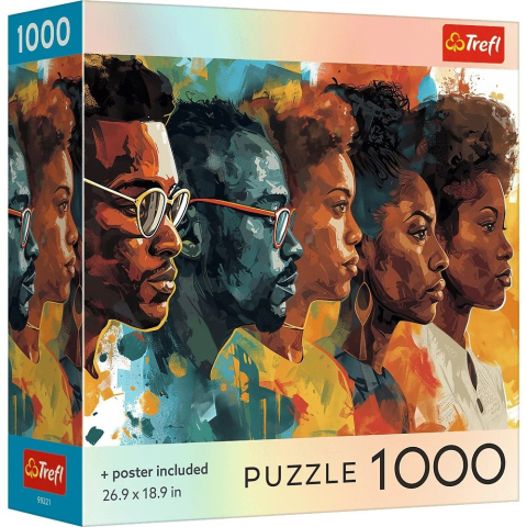 Puzzle personaje - PUZZLE TREFL 1000 COLECTIA SUA CHIPURI IN CEATA POSTER INCLUS
