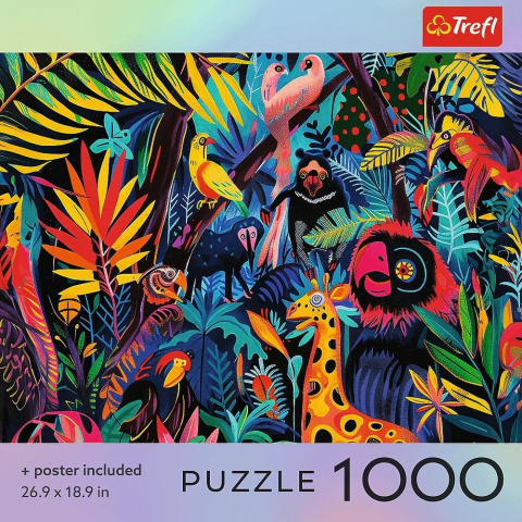 PUZZLE TREFL 1000 COLECTIA SUA IN JUNGLA POSTER INCLUS [2]