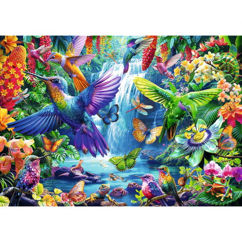 PUZZLE TREFL 1000 COLIBRI TROPICALI [1]