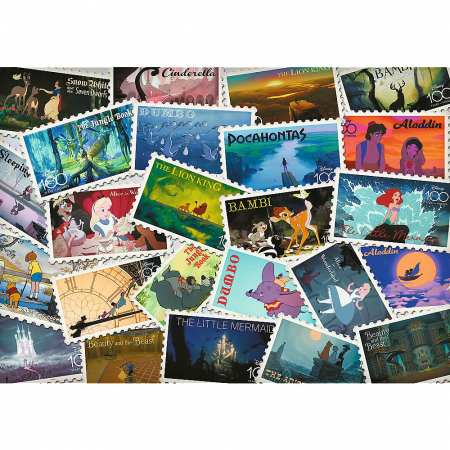 Puzzle Trefl 1000 Disney 100 Timbrele Disney  [1]