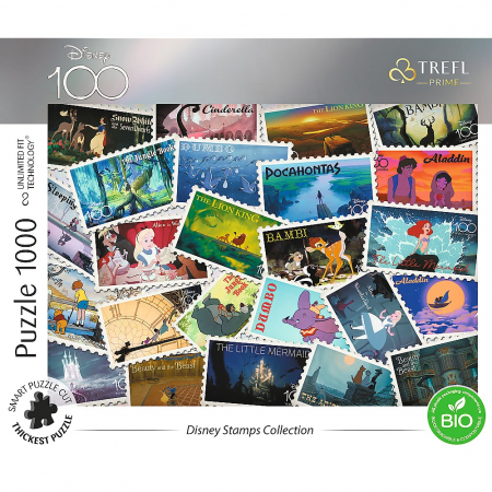 Puzzle Trefl 1000 Disney 100 Timbrele Disney  [2]