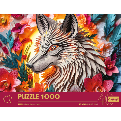 PUZZLE TREFL 1000 EDITIA ANIVERSARA 40 DE ANI 3D WILK [2]