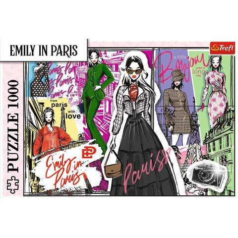 PUZZLE TREFL 1000 EMILY LA PARIS INSPIRATIE IN MODA [2]