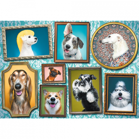 Puzzle Trefl 1000 - Galeria Cățeilor [1]