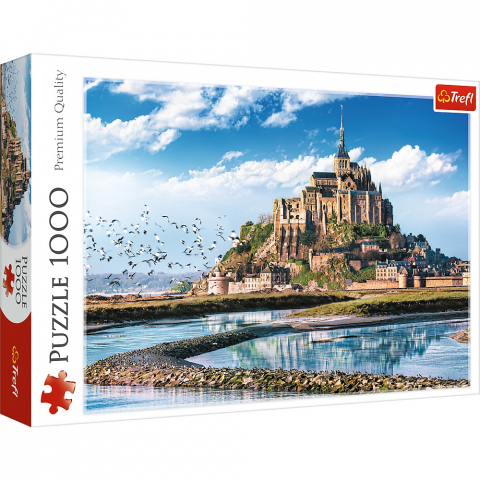 Jocuri si articole copii - Puzzle Trefl 1000 Mont Saint Michel
